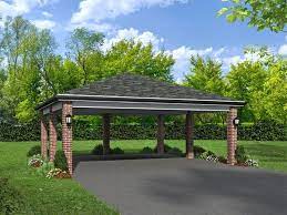062g 0229 Carport Plan Pavilion Plans Carport Plans Garage Plan