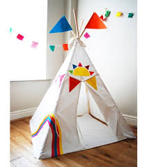 Rainbow Play Tent Teepee Etsy Play Teepee Play Tent Teepee