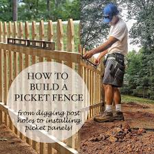 Did a couple pickets break in the last wind storm? How To Build A Picket Fence Ashley Hackshaw Lil Blue Boo