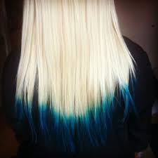 Blonde (caucasian) waitresses earn significantly more in tips and are reportedly paid more in. Blue Hair Blue Tips Hair Blonde Hair With Blue Tips Dip Dye Hair