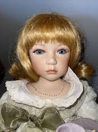 Seymour Mann lee brandy lilies 21” porcelain cloth doll LE 81/1200
