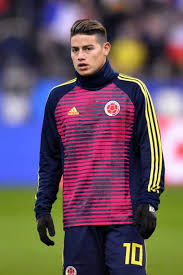 James Rodriguez Of Colombia Reacts During Warmup Before The