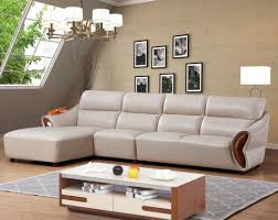 Hot Item Cream Color L Shape Genuine Leather Sofa B05 Genuine Leather Sofa Modern Leather Sofa Leather Sofa