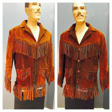 Cinnamon Brown Vintage 1960s 1960 39 S Davy Crockett Incredibly Rich Buttery Suede Leather Men 39 S Fringed Jac Fringe Jacket Vintage Dresses Suede Leather