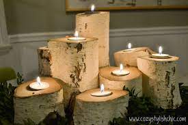 Making wooden candle holders is a simple project that you can do on your wood lathe. Diy How To Make A Set Of Tree Stump Candle Holders For The Holidays