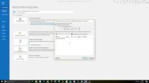 Vorlgen in deutsch, französisch und englisch. Abwesenheitsnotiz In Outlook 2016 Mit Exchange Oder Office 365 Youtube