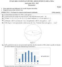 Scris de cezaps pe 27/05/2015 în evaluarea nationala lb. Model Subiecte Matematica Simulare Evaluare Nationala 2015
