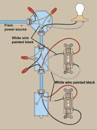Three Way Switch Wiring How To Wire 3 Way Switches Hometips Home Electrical Wiring Three Way Switch Electrical Wiring