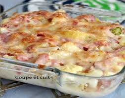 Gratin De Chou Fleur Au Brie Et Aux Jambons Mes Recettes En 2020 Recettes De Cuisine Gratin De Chou Fleur Gratin De Choux