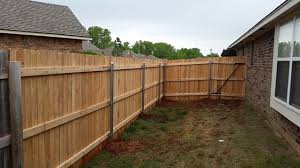 Pressure treated wood (ptp) is the most popular residential fence choice in outdoor structures (decks, porches, and all types of residential fences, for example). Treated Spruce Or Cedar Fence Fence Okc Oklahoma City Fence Contractor