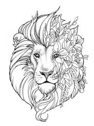 Lions are the majestic mammals known for strength and power. Free Lion Coloring Pages For Adults Printable To Download Lion Coloring Pages