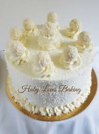Layer Cake Raffaello Gateau Gateau Anniversaire Cuisine Et Boissons