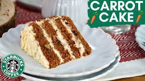Ingredients for carrot cake starbucks. Carrot Cake Wie Bei Starbucks Selber Machen Rublikuchen Mit Cream Cheese Frosting Rezept Youtube