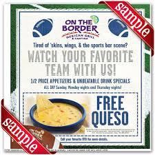 On The Border Printable Coupon December 2016 Printable Coupons Free Printable Coupons Food Coupon
