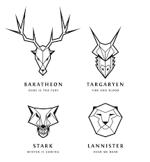 How To Draw Game Of Thrones Line Art Logos Feel Desain Your Daily Dose Of Creativity Game Of Thrones Tattoo Art Logo Game Of Thrones Art