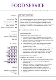 Resume example with a profile section. Chef Resume Sample Writing Guide Resume Genius
