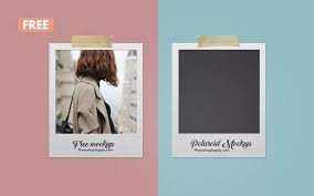 Prime most collection of 26 best free polaroid templates is very worthwhile to pictures associated design works. Free Polaroid Mockup Photoshop Supply Mockup Photoshop Photoshop Polaroid Template