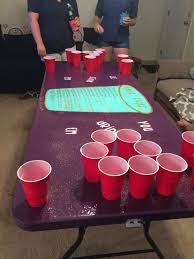 Beer Pong Table With Glitter Tsm Beer Pong Tables Beer Pong Table Painted Diy Beer Pong