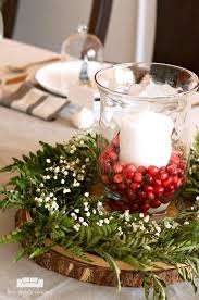 Easy Diy Christmas Centerpiece Two Purple Couches Diy Christmas Table Christmas Centerpieces Diy Christmas Table Centerpieces