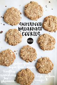 Superfood Breakfast Cookies Gluten Free Protein Omega 3 Pure Ella Breakfast Cookies Healthy Superfood Breakfast Breakfast Cookies Gluten Free