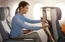 Kabin Premium Economy Class Dari Singapore Airlines