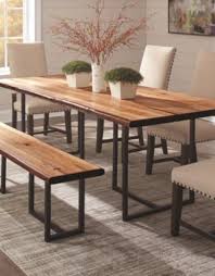 suthers rustic live edge dining table