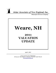 2011 Valuation Update Manual Town Of Weare Nh Gov