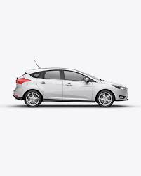 Hatchback 5 Door Hq Mockup Side View In Vehicle Mockups On Yellow Images Object Mockups Mockup Free Psd Free Mockup Mockup Free Download