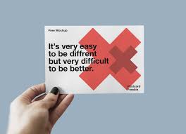 Download Free Hand Holding Postcard Greeting Card Mockup Psd Good Mockups