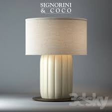 3d Models Table Lamp Signorini Coco Moon Lamp Table Lamp Table Lamp Lighting