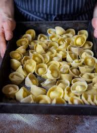 Homemade Pasta Cappelletti Or Little Hats Wild Greens Amp Sardines Homemade Pasta How To Cook Pasta Tortellini Recipes