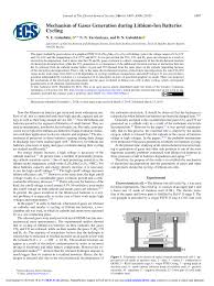 Is this model only suitable for lithium battery or also for another battery? Pdf Mechanism Of Gases Generation During Lithium Ion Batteries Cycling