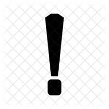 Exclamation Mark Icon Of Glyph Style Available In Svg Png Eps Ai Icon Fonts