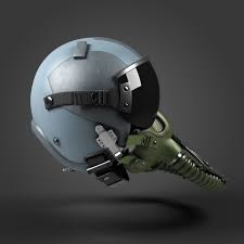 3d Fighter Helmet Hgu 55 Helmet Fighter Fighter Pilot
