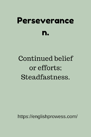 Perseverance In 2020 English Vocabulary Words Learn English Learn English Vocabulary