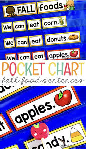 Fall Foods Pocket Chart Sentences Mrs Jones Creation Station