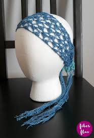 The main advantages of knitting scarves with knitting needles are that you do not need to build a pattern, do a loop calculation and sew a product. Fiber Flux Boho Beachy Head Scarf Free Crochet Pattern Video
