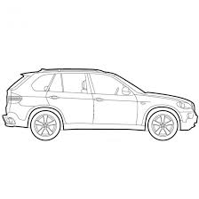 Ce coloriage et dessin de transports pour les enfants est gratuit à imprimer et à colorier. Coloriage De Voiture Bmw X6 See More On Camijou
