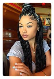 Jumbo triangle box braids | very detailed par. 101 Wonderful Ideas Of Triangle Braids