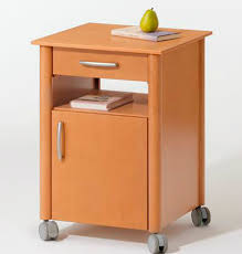 These small cabinets or drawers allow for more storage than the traditional bedside table. Contemporary Bedside Table P 941 Ot Volker Wooden Square For Healthcare Facilities