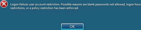 Users would prefer to use simple 2. Blank Passwords Not Allowed Password Recovery
