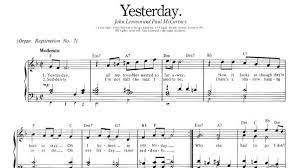 Nov 14, 2019 · the pianist's library. Yesterday Sheet Music Beatles Piano Sheet Music Free Piano Sheet Music Sheet Music