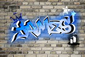 See more ideas about brick wallpaper, brick wallpaper bedroom, wallpaper bedroom. Boys Bedroom Graffiti Wallpaper Any Name On Brick Wall As Graffiti