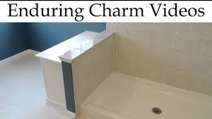 Msi glass wall tile makes it easy to add a splash of contemporary style to your space. A Shower Knee Wall To Support A Glass Enclosure Youtube
