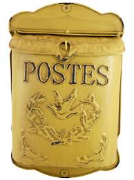 Boite Aux Lettres Jaune Antique Postes Boite Aux Lettres Originale Boite Aux Lettres Ancienne Boite Aux Lettres