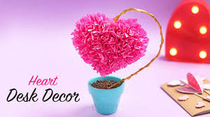 Self care is key, but also make sure you get something you want. Diy Heart Desk Decor Valentine Gift Ideas Valentines Day Gifts For Him Youtube