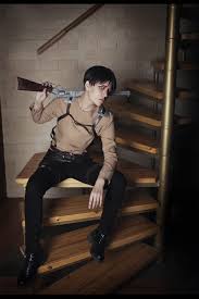 my Levi cosplay from Chapter 58 “Gunfire” Dantelian as Levi Ackerman photos  by Alambresion one... – @falcon94ssy on Tumblr