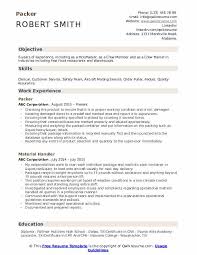 Full address, case sensitive postal address: Packer Resume Samples Qwikresume