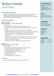 These 7200+ resume samples and examples will help you get hired in any job. Checker Resume Samples Qwikresume