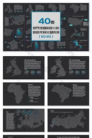 40 Page World Map Data Analysis Visualization Ppt Chart